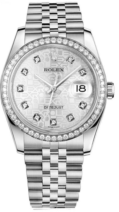 repliche 116244 Rolex Datejust 36 Diamond da donna