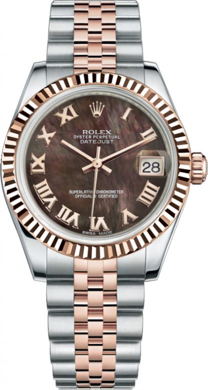 repliche Orologio Rolex Datejust 31 Everose Gold & Oystersteel 178271