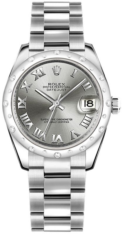 repliche Orologio Rolex Datejust 31 con quadrante in numeri romani 178344