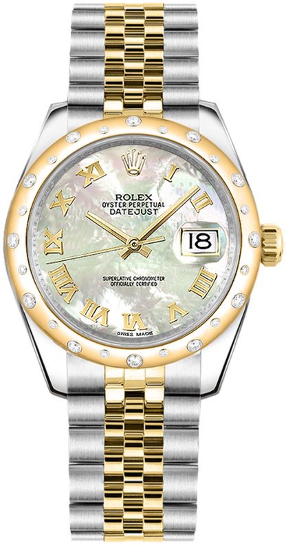 repliche Orologio Rolex Datejust 31 in madreperla con numero romano 178343