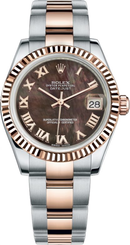 repliche Orologio Rolex Datejust 31 in oro 18k e acciaio 178271