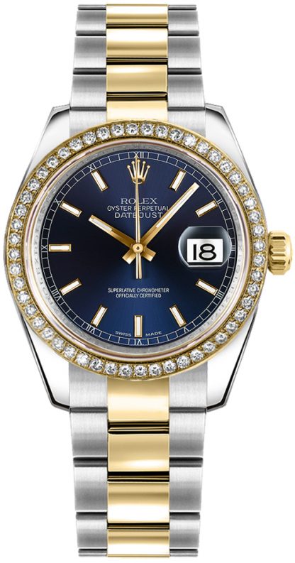 repliche Orologio Rolex Datejust 31 quadrante blu 178383