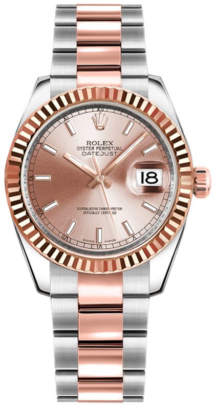 repliche Orologio Rolex Datejust 31 quadrante rosa 178271