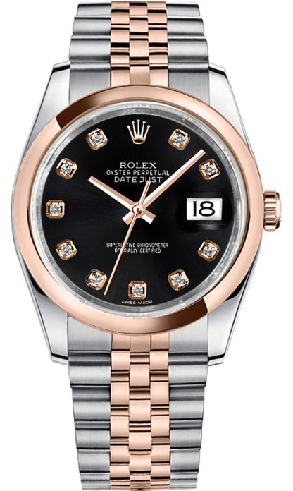 repliche Orologio Rolex Datejust 36 Black Diamond 116201