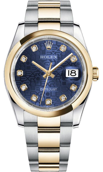 repliche Orologio Rolex Datejust 36 Blue Diamond Jubilee Watch 116203