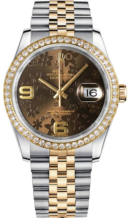 repliche Orologio Rolex Datejust 36 Oystersteel e oro giallo 116243