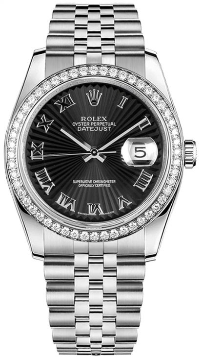 repliche Orologio Rolex Datejust 36 con diamanti