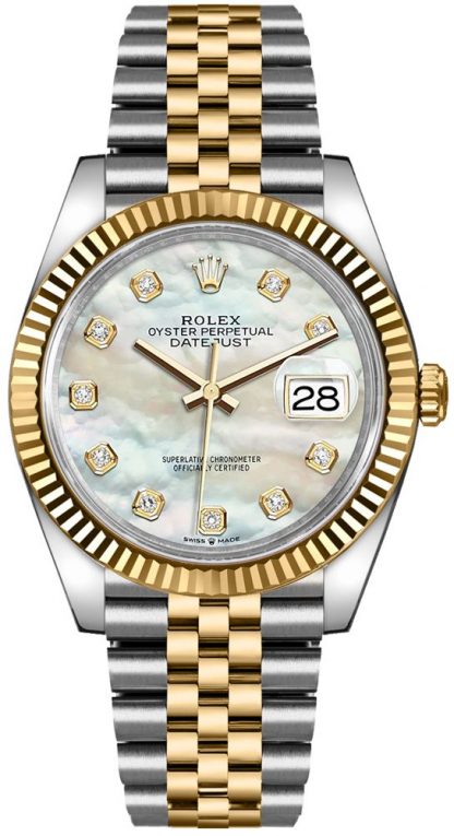 repliche Orologio Rolex Datejust 36 con quadrante in madreperla e diamanti 126233