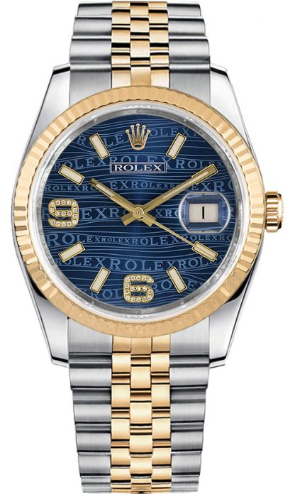 repliche Orologio Rolex Datejust 36 in acciaio inossidabile e oro giallo 116233