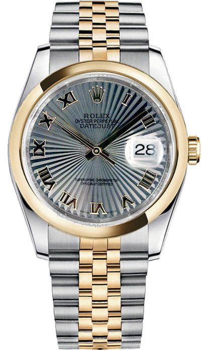 repliche Orologio Rolex Datejust 36 in oro giallo e acciaio 116203