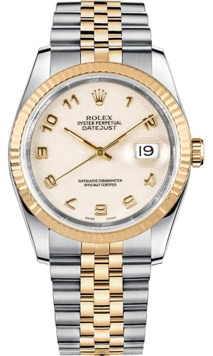 repliche Orologio Rolex Datejust 36 quadrante avorio 116233