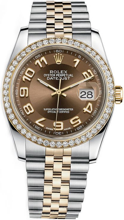 repliche Orologio Rolex Datejust 36 quadrante bronzo 116243