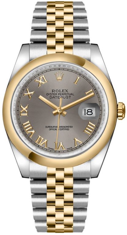 repliche Orologio Rolex Datejust 36 quadrante in acciaio numeri romani 116203