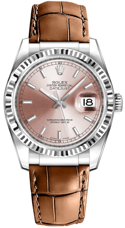 repliche Orologio Rolex Datejust 36 quadrante rosa 116139