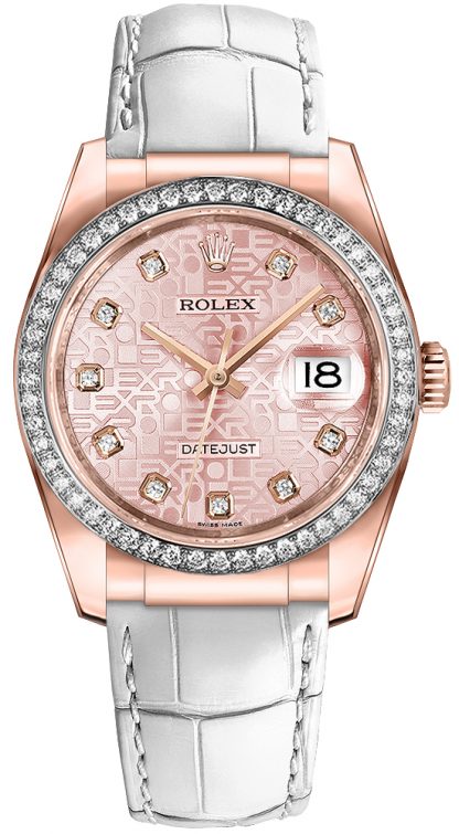 repliche Orologio Rolex Datejust 36 quadrante rosa 116185