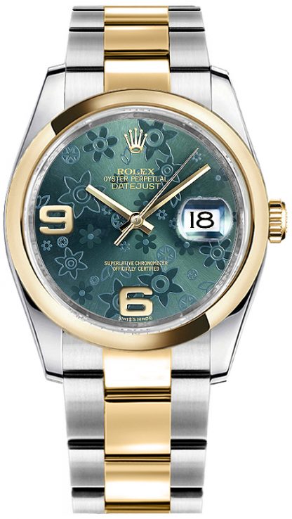 repliche Orologio Rolex Datejust 36 quadrante verde 116233