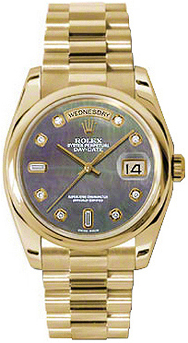 repliche Orologio Rolex Day-Date 36 in oro giallo 118208