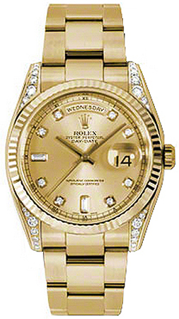 repliche Orologio Rolex Day-Date 36 in oro massiccio 118338