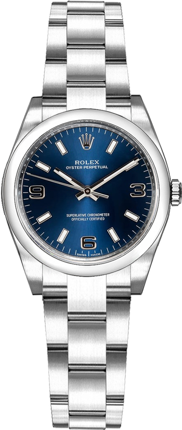 repliche Orologio Rolex Oyster Perpetual 26 quadrante blu 176200
