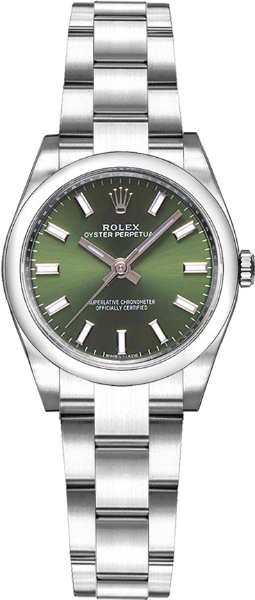 repliche Orologio Rolex Oyster Perpetual 26 quadrante verde 176200