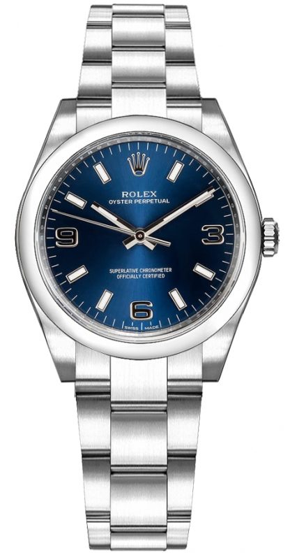 repliche Orologio Rolex Oyster Perpetual 31 quadrante blu 177200