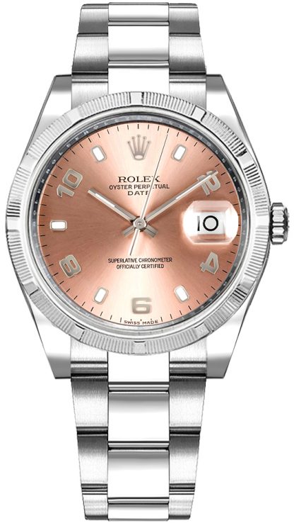 repliche Orologio Rolex Oyster Perpetual Date 34 con quadrante rosa 115234