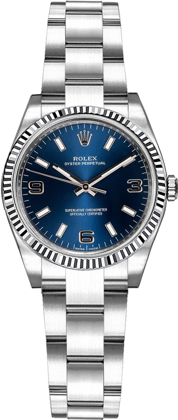 repliche Orologio automatico Rolex Oyster Perpetual 26 quadrante blu 176234
