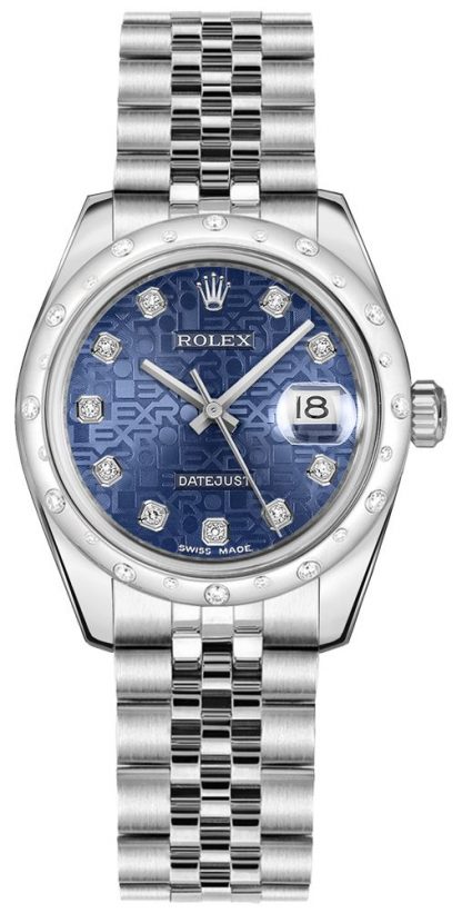 repliche Orologio da donna Rolex Datejust 31 Blue Jubilee 178344