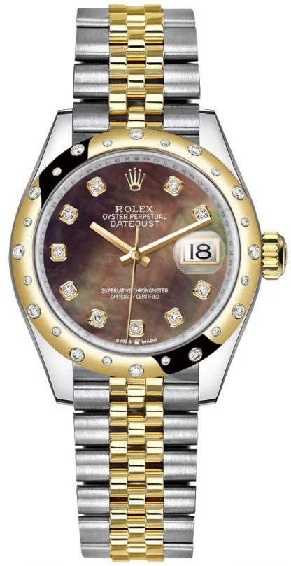 repliche Orologio da donna Rolex Datejust 31 Diamond Hour Markers 278343RBR