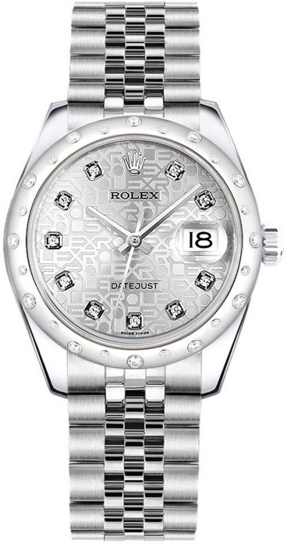 repliche Orologio da donna Rolex Datejust 31 Silver Jubilee 178344