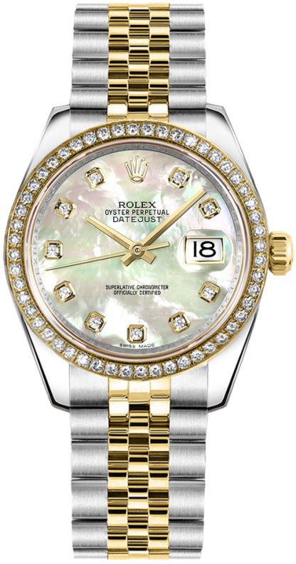repliche Orologio da donna Rolex Datejust 31 con madreperla e diamante 178383