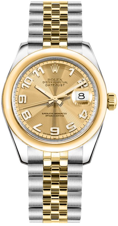 repliche Orologio da donna Rolex Datejust 31 con quadrante champagne 178243