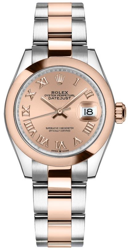 repliche Orologio da donna Rolex Datejust 31 con quadrante rosa numeri romani 278241