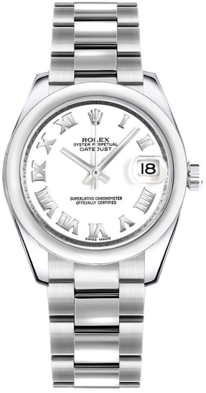 repliche Orologio da donna Rolex Datejust 31 quadrante bianco 178240