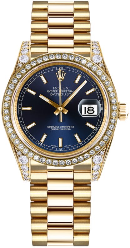 repliche Orologio da donna Rolex Datejust 31 quadrante blu 178158