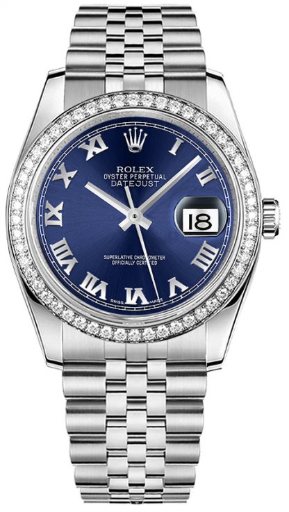 repliche Orologio da donna Rolex Datejust 36 con diamanti 116244