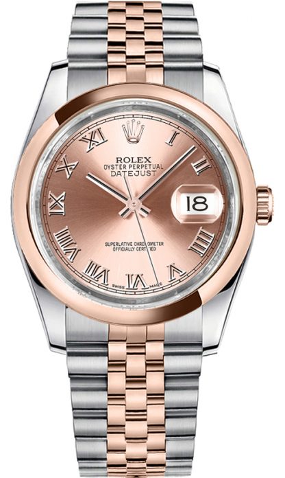 repliche Orologio da donna Rolex Datejust 36 quadrante rosa 116201