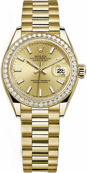 repliche Orologio da donna Rolex Lady-Datejust 28 Luxury 279138RBR