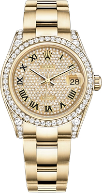 repliche Orologio da donna svizzero Rolex Datejust 31 diamanti 178158