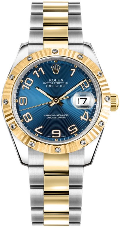 repliche Orologio da polso Rolex Datejust 31 automatico quadrante blu Oyster 178313