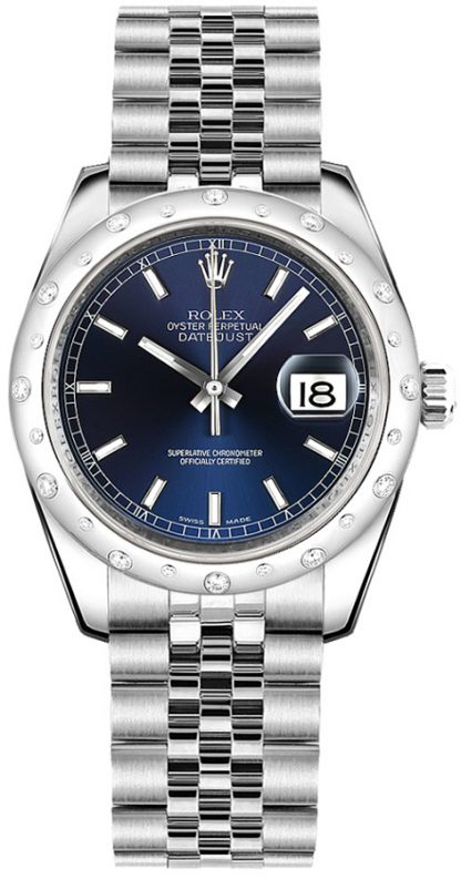 repliche Orologio da polso Rolex Datejust 31 quadrante blu Giubileo 178344