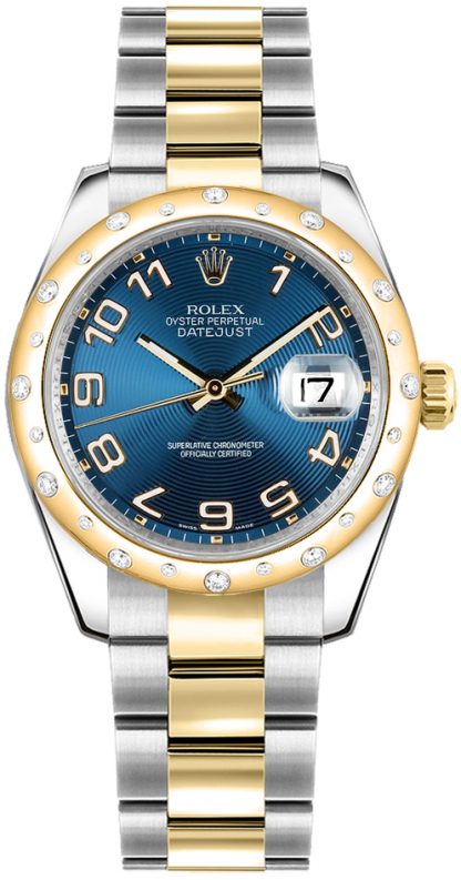 repliche Orologio da polso Rolex Datejust 31 quadrante blu Oyster 178343