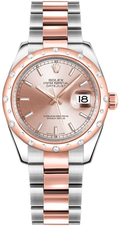 repliche Orologio da polso Rolex Datejust 31 quadrante rosa Oyster 178341