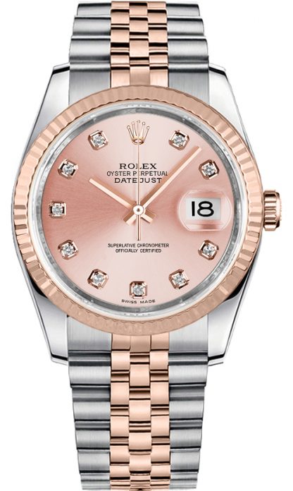 repliche Orologio da polso Rolex Datejust 36 diamante rosa giubileo 116231