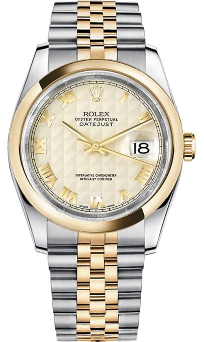 repliche Orologio da uomo Rolex Datejust 36 Ivory di lusso 116203