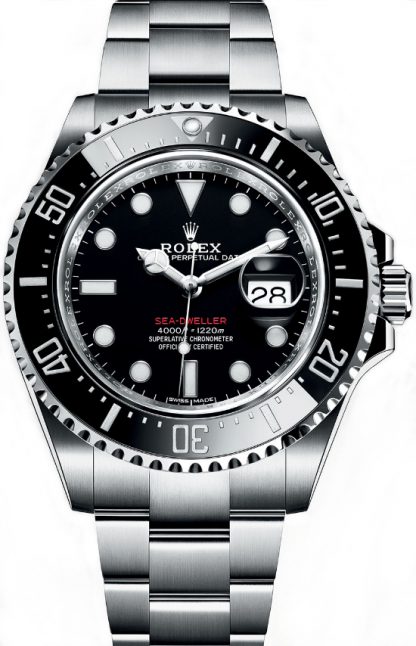 repliche Orologio da uomo Rolex Sea-Dweller quadrante nero 126600