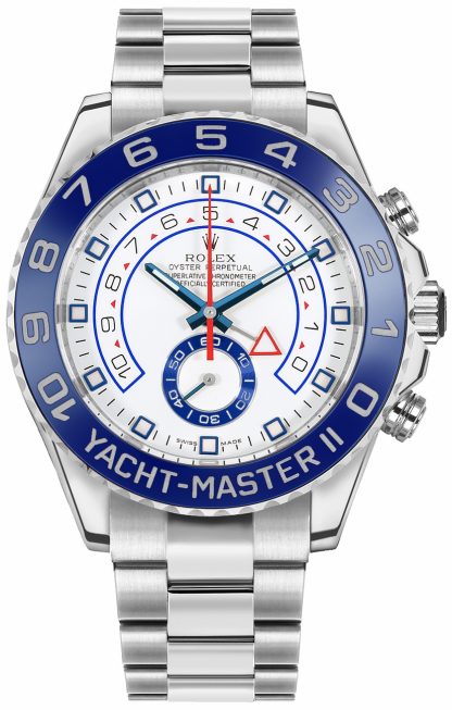 repliche Orologio di lusso da uomo Rolex Yacht-Master II quadrante bianco 116680