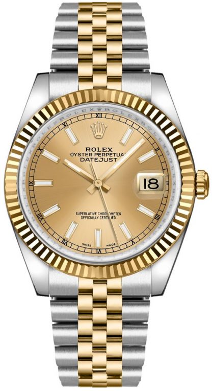 repliche Rolex Datejust 36 Jubilee Bracelet Orologio in acciaio e oro 116233